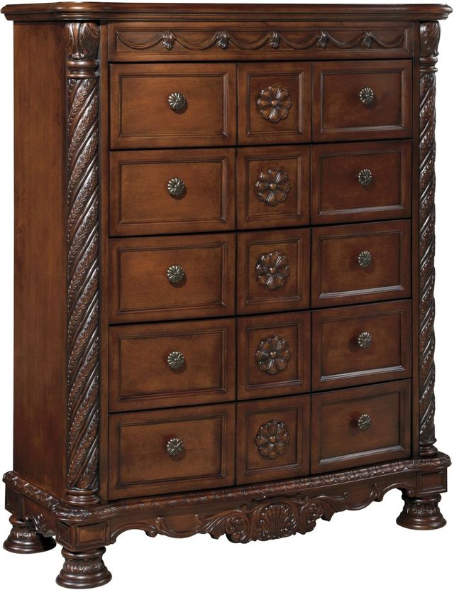 Millennium® By Ashley® North Shore Dark Brown Chest