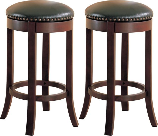 Coaster® Aboushi 2-Piece Brown Swivel Bar Stools