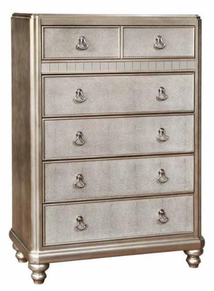 Coaster® Bling Game Metallic Platinum Chest