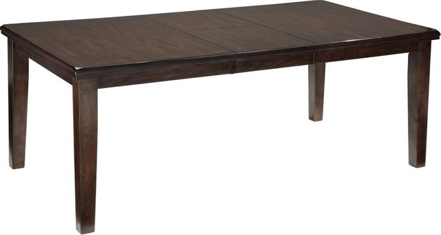Signature Design by Ashley® Haddigan Dark Brown Dining Extension Table
