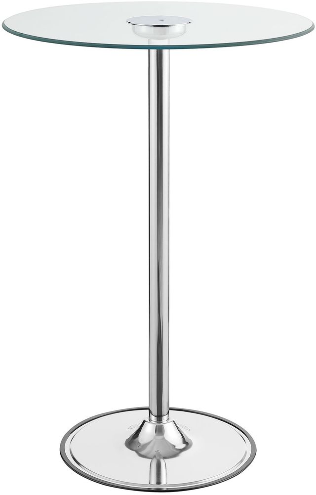 Coaster® Thea Chrome/Clear LED Bar Table