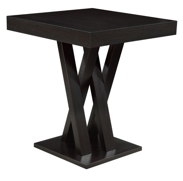 Coaster® Freda Cappuccino Double X-Shaped Base Square Bar Table