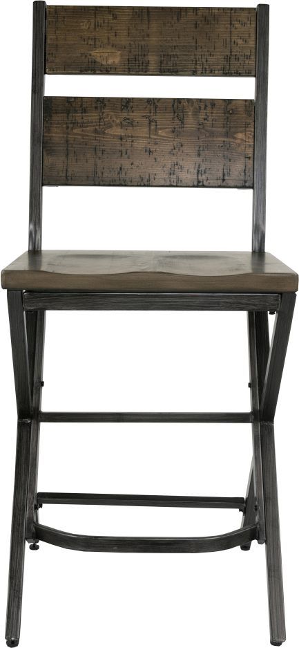 Signature Design by Ashley® Kavara Medium Brown Counter Height Stool 1