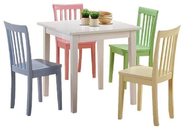 Coaster® Rory 5-Piece Multi Color Dining Set